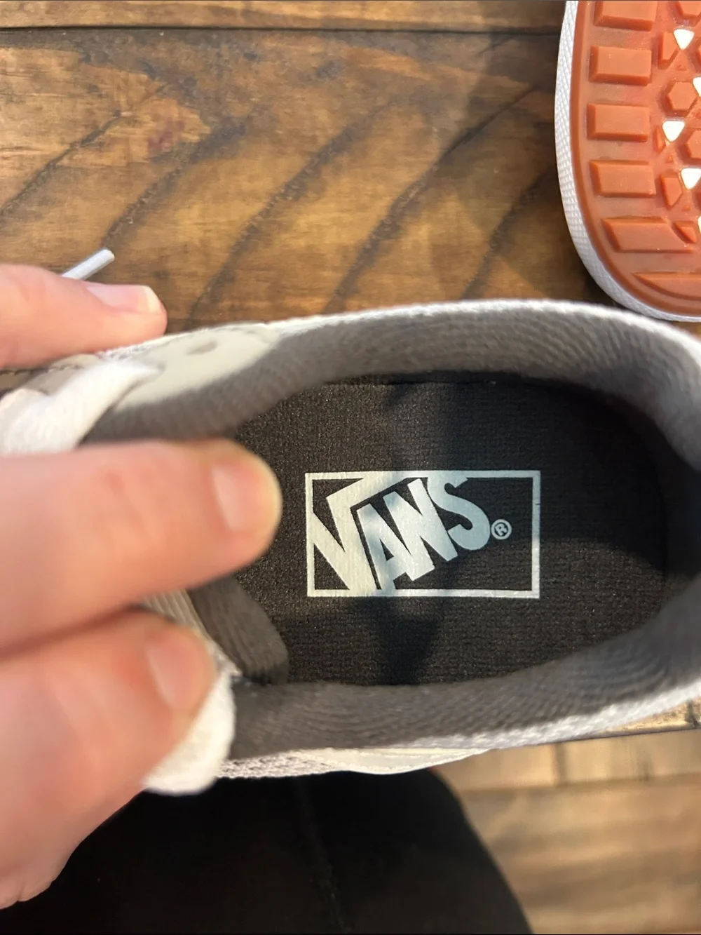 Vans Range Boys Gray & White Low-Top Sneakers